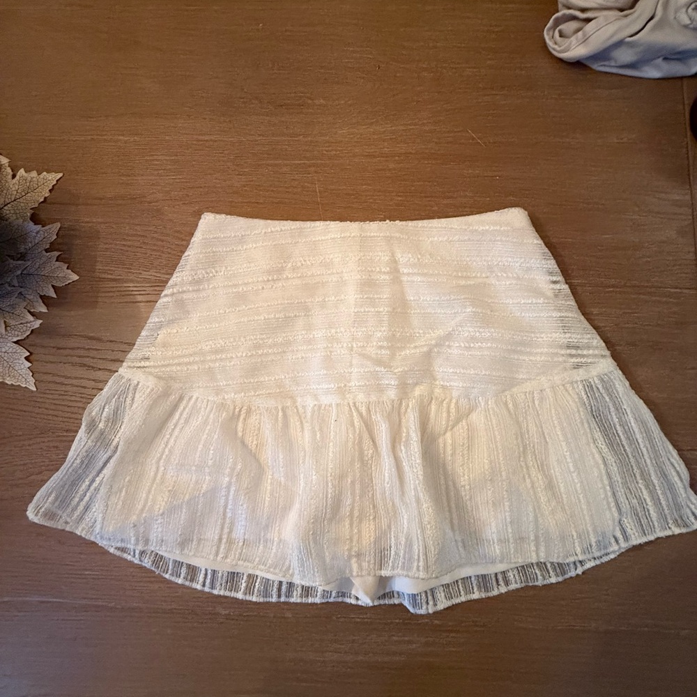 Amanda Uprichard Gabbie Skort in Ivory